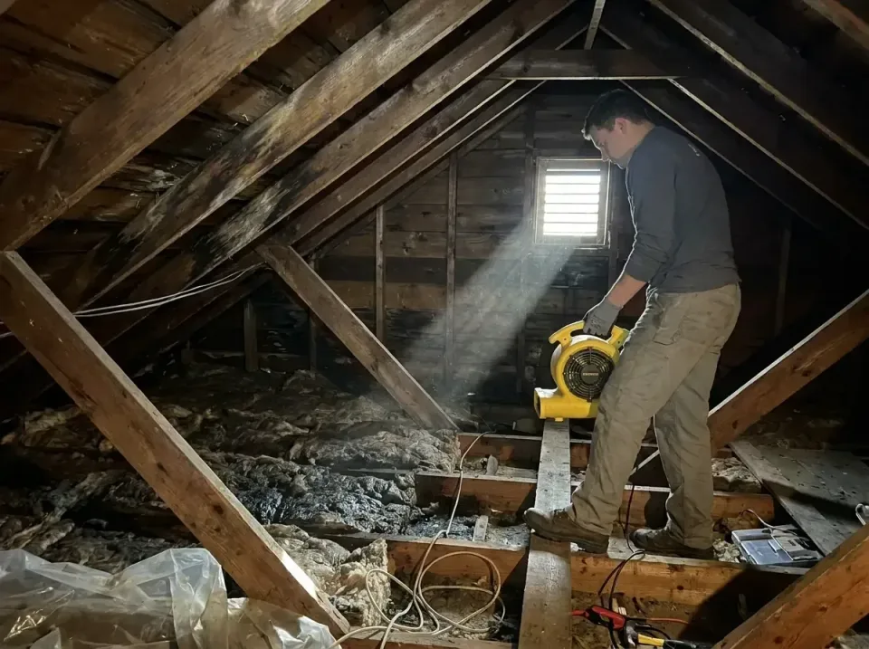 attic-water-damage-drying-proc-007 — frequently asked questions, Emergency Water Extraction & 24/7 Flood Response in Presqui…